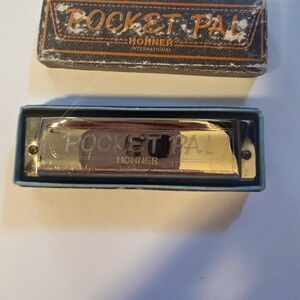Vintage Hohner International Pocket Pal Harmonica,Germany,10 Hole,Beg to Pro